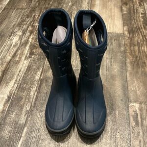 Kids Navy Mudboots Boots Size 1